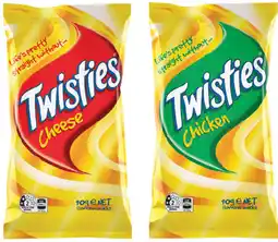 IGA Tasty Mix Small Bag 65g‑90g, Doritos or Twisties Minis Canister 40‑45g Selected Varieties offer