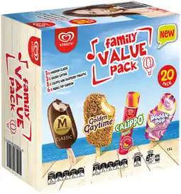 IGA Streets Family 20 Value Pack or Golden Gaytime Ice Cream Sticks 16 Pack offer