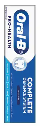 IGA Oral‑B Pro‑Health Complete Defence System Deep Clean Toothpaste offer