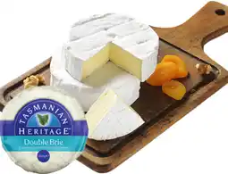 IGA Tasmanian Heritage Double Brie or Camembert 200g offer