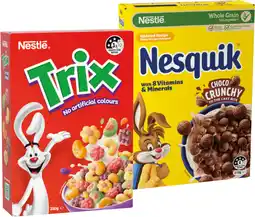 IGA Nestlé Cereal Nesquik or Trix 310g offer