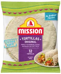 IGA Mission Tortillas Selected Varieties offer