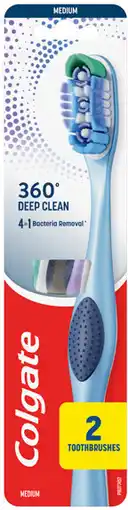 IGA Colgate 360° Toothbrush Selected Varieties offer