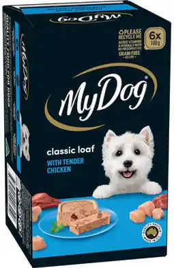 IGA My Dog Wet Dog Food Selected Varieties offer