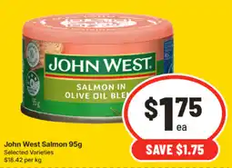 IGA John West Salmon offer
