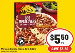 IGA McCain Family Pizza offer