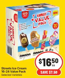 IGA Streets Ice Cream offer