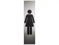 Officeworks Sandleford Metal Female Sign 200 x 50 x 0.6mm offer