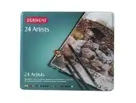 Officeworks Derwent Artist Pencils Tin of 24 offer