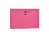 Officeworks Aqua Drops Zip Open Document Wallet A5 Red offer