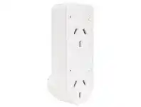 Officeworks Brilliant Smart Double Adaptor offer