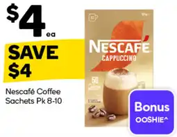 Woolworths Nescafe Coffee Sachets offer
