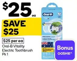 Woolworths Oral-B Vitality Electric Toothbrush offer