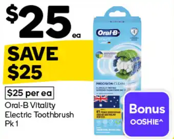 Woolworths Oral-B Vitality Electric Toothbrush offer
