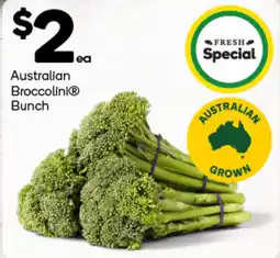 Woolworths Australian Broccolini® Bunch offer