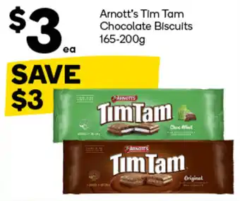 Woolworths Arnott's Tim Tam Chocolate Biscuits offer