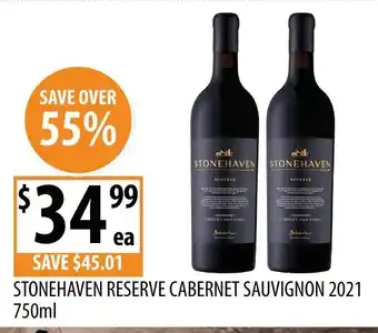 Supabarn Stonehaven Reserve Cabernet Sauvignon offer