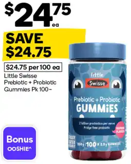 Woolworths Little Swisse Prebiotic + Probiotic Gummies offer