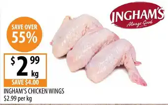 Supabarn Ingham's Chicken Wings offer