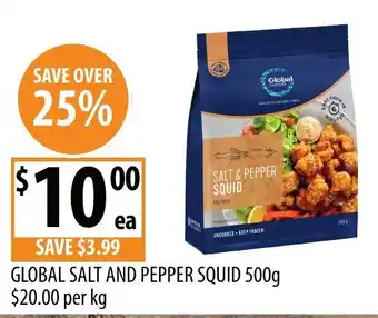 Supabarn Global Salt and Pepper Squid offer
