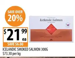 Supabarn Icelandic Smoked Salmon offer