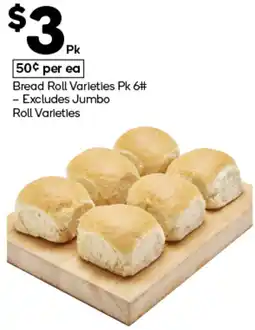 Woolworths Bread Roll Varieties offer