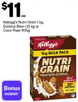 Woolworths Kellogg's Nutri-Grain offer