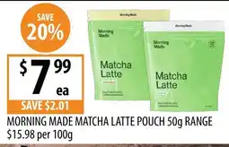 Supabarn Morning Made Matcha Latte offer