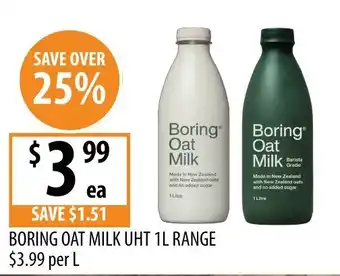 Supabarn Boring Oat Milk offer