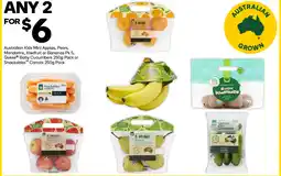 Woolworths Australian Kids Mini Apples, Pears, Mandarins, Kiwifruit or Bananas offer