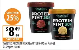 Supabarn Twisted Protein Ice Cream Tubs offer