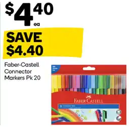 Woolworths Faber-Castell Connector Markers offer