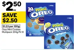 Woolworths Oreo Mini Cookies offer