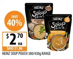Supabarn Heinz Soup Pouch offer