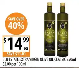 Supabarn Blu Estate Extra Virgin Olive Oil Classic offer