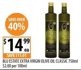 Supabarn Blu Estate Extra Virgin Olive Oil Classic offer