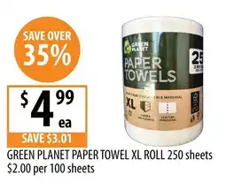 Supabarn Green Planet Paper Towel XL Roll offer