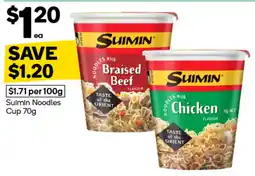 Woolworths Suimin Noodles Cup offer