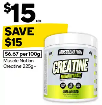 Woolworths Muscle Nation Creatine offer