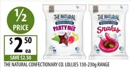Supabarn The Natural Confectionery Co. Lollies offer