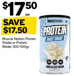 Woolworths Muscle Nation Protein Shake offer