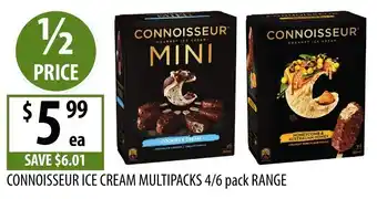 Supabarn Connoisseur Ice Cream Multipacks offer
