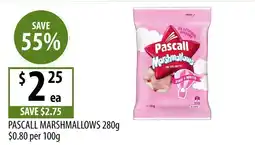 Supabarn Pascall Marshmallows offer