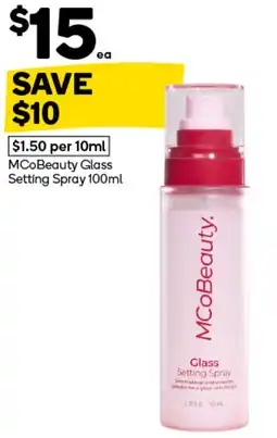 Woolworths MCoBeauty Glass Setting Spray offer