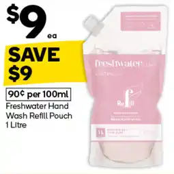 Woolworths Freshwater Hand Wash Refill Pouch offer
