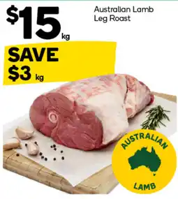 Woolworths Australian Lamb Leg Roast offer