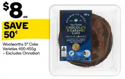 Woolworths Woolworths Bakery Hand Finished Chocolate & Caramel Cake offer