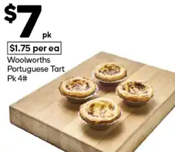 Woolworths Woolworths Portuguese Tart offer