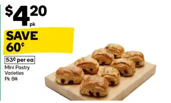 Woolworths Mini Pastry Varieties offer