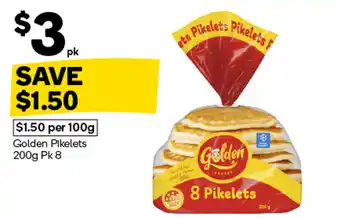 Woolworths Golden Pikelets offer